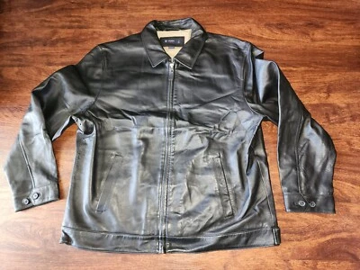 CREMIEUX COLLECTION MEN'S LAMB SKIN BLACK JACKET SIZE XLARGE IS USED - Image 1 of 4