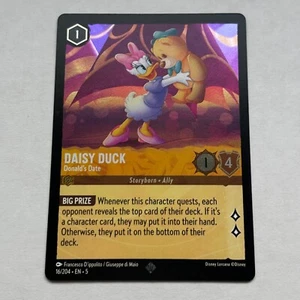 Daisy Duck 16/204 Disney Lorcana Shimmering Skies Super Rare Cold Foil Card NM - Picture 1 of 2