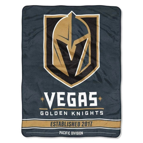 Vegas Golden Knights 46x60 Micro Raschel Blanket - Breakaway Design [NEW] Throw Cover
