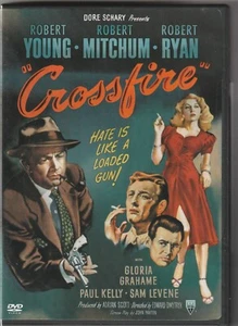 CROSSFIRE SSEALED DVD REG 1 NTSC ROBERT YOUNG ROBERT MITCHUM ROBERT RYAN - Imagen 1 de 2