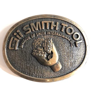 Vintage Smith Werkzeug Öl Bohrer Firma Werbe Logo Schraube Bit Gürtelschnalle - Bild 1 von 6