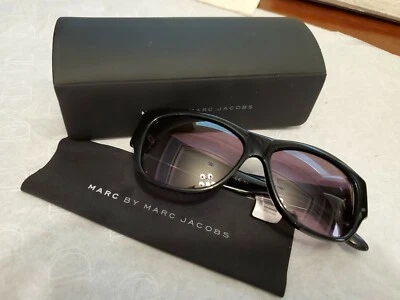Marc By Marc Jacobs Mujer MMJ 295-S MMJ295S NUEVO CON ETIQUETAS $130 + Estuche Negro Foto 1 de 4