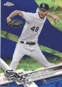 CHRIS SALE 2017 TOPPS CHROME SAPPHIRE EDITION #9 ONLY 250 MADE - Picture 1 of 2