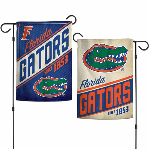 FLORIDA GATORS RETRO SINCE 1853 12"X18" 2 SIDED GARDEN FLAG NEW WINCRAFT 🐊 Cover
