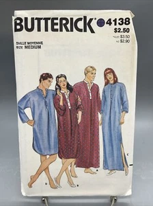 Butterick Sewing Pattern 4138 Unisex Nightshirt Size Medium - Picture 1 of 2