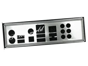 I/O Shield Backplate For Asus P5QL-E & p5q3 Motherboard IO - Afbeelding 1 van 4