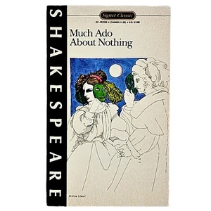 Much Ado About Nothing by William Shakespeare Classic Literature Paperback Book - Imagen 1 de 4