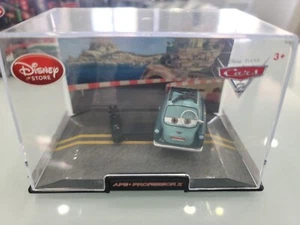 DISNEY PIXAR CARS 2 PROFESSOR Z DISNEY STORE ACRYLIC BOX MISSING APE DIECAST  - Picture 1 of 4