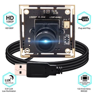 1080P H.264 Low illumination USB Camera module support Microphone Full HD Webcam - Picture 1 of 12