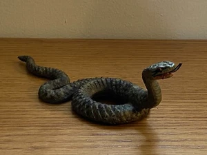 Vintage Composition Toy Rattle Snake Lineol Elastolin Large Scale KA-02 - Picture 1 of 6