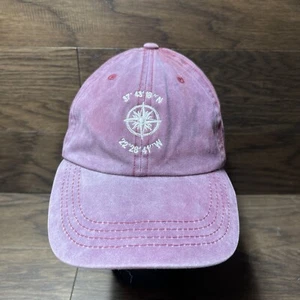 Headcase Compass Hat Maroon Strap back Hat - Picture 1 of 10