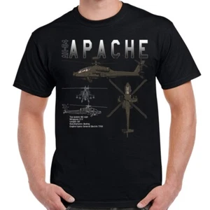 AH-64 Apache Longbow Schematic Mens T-Shirt - Picture 1 of 2