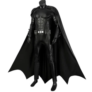2023 The Flash Batman Michael Keaton Cosplay Costume Hero Battle 3D Suits Outfit - Picture 1 of 28