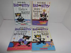 Lot of 4 Bad Kitty Books by Nick Bruel paperback book - Picture 1 of 4