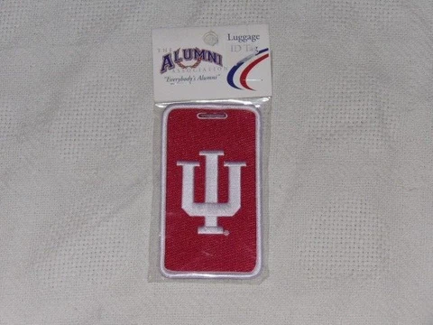 NCAA Indiana Hoosiers Team Luggage Bag Tags ID Travel Tag New Cover