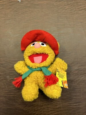 1988 Jim Henson Muppet Babies Doll Baby Fozzie Bear 8" Plush McDonald's Tag VTG - Image 1 of 3