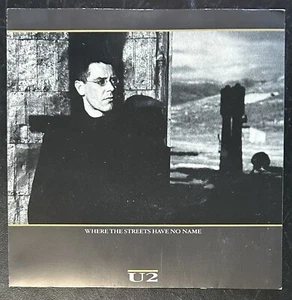 U2 Where The Streets Have No Name Original 1987 Vinyl 45 Record (VG+) 799408 - Picture 1 of 4