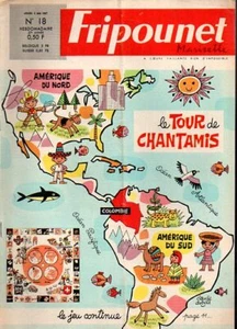 FRIPOUNET 1967 N°  18  04/05/1967 DéCOUPAGE MAISON éPICERIE MERCERIE BASQUE - Imagen 1 de 2