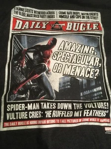 Loot Crate DX Exclusive SPIDER-MAN Daily Bugle : 2XL Long Sleeve T-Shirt : NEW - Picture 1 of 2