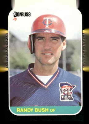 1987 Donruss #441 Randy Bush - Image 1 of 2