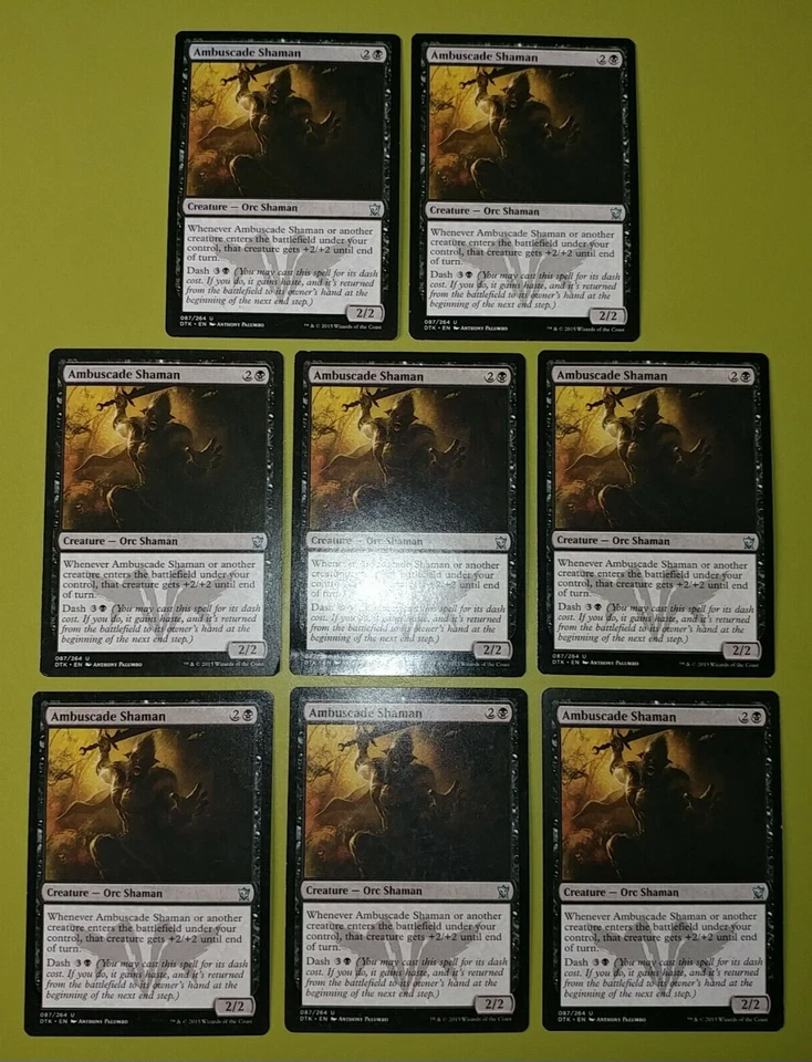 8 Ambuscade Shaman Dragons of Tarkir Magic the Gathering MTG 8 - Image 1 of 1