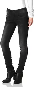 G-Star Raw Women's Lynn Mid Rise Skinny Fit Jeans, Dark Aged Size 26 x 30 - Picture 1 of 21