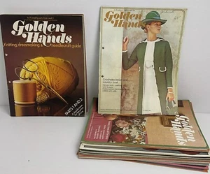 Vintage Golden Hands Knitting Dressmaking & Needlecraft Sewing Booklet X31 UK - Picture 1 of 21
