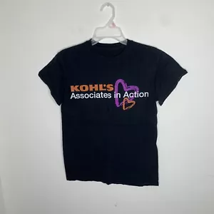 Kohls Cares Womens S Black Short Sleeve Shirt - Picture 1 of 3