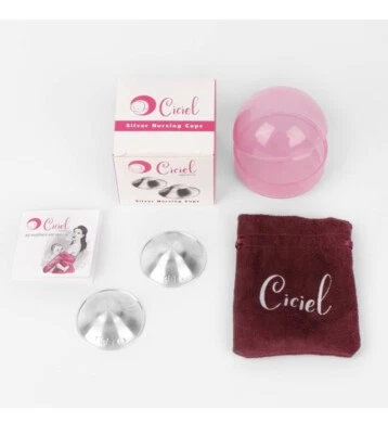 Original Plata 925 2 Protectores para Pezones Enfermería Recién Nacido (Azul) - Cubierta Amamantación Foto 1 de 4