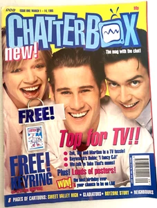 CHATTERBOX. ISSUE ONE. MARCH 1ST-14TH, 1995. SCARCE WITH ATTACHED FREE GIFT. - Picture 1 of 9