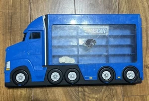 NASCAR Stock Car Collector's Wall Mount Showcase Semi Hauler Shaped Holds 20 - Picture 1 of 8