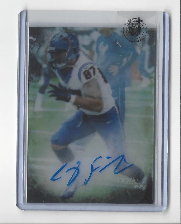 2014 Topps Translucent C.J. Fiedorowicz Rookie AUTOGRAPH Texans - Image 1 of 1