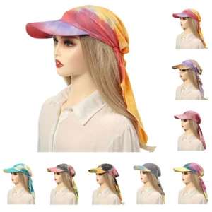 Mujeres Pre-atado Turbante Quimio Gorras Ala Sombrero Gorro Pérdida de Cabello Hiyab Envoltura Pañuelo - Imagen 1 de 36