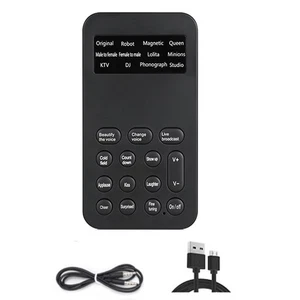 1X(S9 Voice Changer 12 Voice Changer Modulator mit Einstellbaren Sprachfunk7537 - Bild 1 von 10