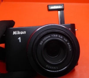 Nikon 1 J1 Mirrorless Digital Camera w/ Nikkor 30-110mm F/3.8-5.6 Lens - Picture 1 of 20