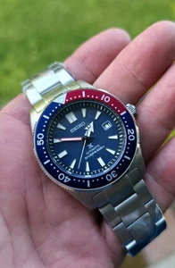Seiko Prospex X Diver Watch Stunning PEPSI Limited Edition 6R35 0W00 Blue & Red - Picture 1 of 13