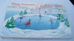 DEPT 56 VILLAGE ANIMATED SKATING POND 5229-9 in Box - Picture 1 of 10