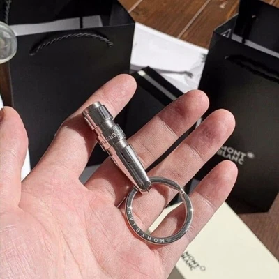 Mon Exquisito Llavero Llavero Acero Inoxidable Hombre Regalo Plata EE. UU. Foto 1 de 4