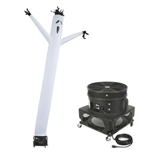 Werbung aufblasbarer Schlauch Mann 18ft Halloween Geist gewellt Fliegen Kerl mit Gebläse - Bild 1 von 4