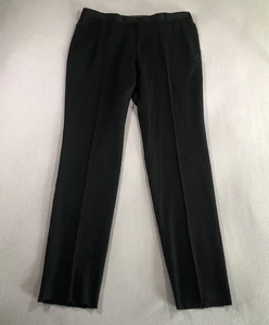 Ermenegildo Zegna Micronsphere Dress Pant Wool Black Unhemmed - Picture 1 of 16
