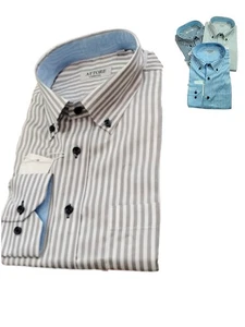 camicia uomo Attore RIGHE LARGHE BOTTON DOWN regular fit manica lunga cotone - Foto 1 di 13