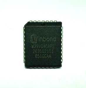 W39V040APZ 11nS 3,3V 512Kbx8 Flash/LPC memory PLCC-32 Genuine Winbond tested x 1 - Picture 1 of 1