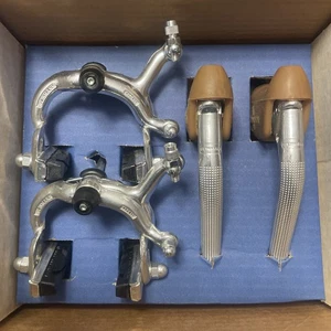 Vintage New-Old-Stock WEINMANN 500 DELUXE 164 Brakeset with Levers/Hoods.   (NJ) - Picture 1 of 4