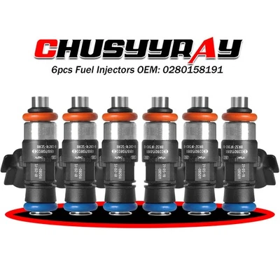 6* Inyectores de combustible 0280158191 para Ford Transit 350 2015 2016 2017 3,7 L V6 Foto 1 de 4