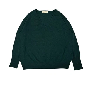 Der Große. Lässiger Pullover Kaschmirpullover mit V-Ausschnitt Damen 1/S - Bild 1 von 9