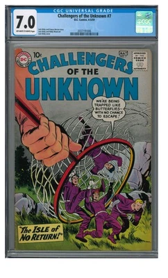 Challengers Of The Unknown #7 (1959) Silver Age Jack Kirby CGC 7.0 HH344 - Image 1 of 2