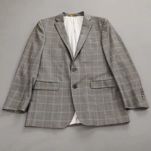 Brooks Brothers Explorer Regent Fit Plaid Blazer Jacket Gray Mens Size 38R NWOT - Picture 1 of 17