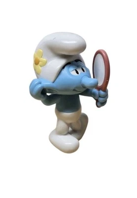 The Smurfs Vanity Smurf Figure Burger King Kids Meal Toy 2025 - Image 1 of 4