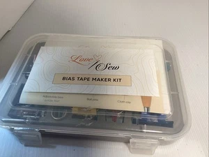 Love Sew Bias Tape Maker 60 Pc Kit DIY Fabric Patchwork Tools 6MM 12MM 18MM 25MM - Picture 1 of 8