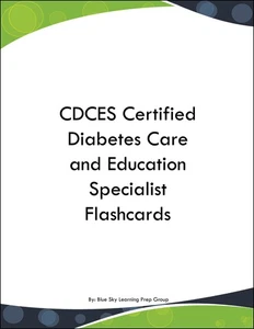CDCES Certified Diabetes Care and Education Specialist Flashcards - Picture 1 of 1